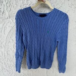 Vintage blue ralph lauren knit